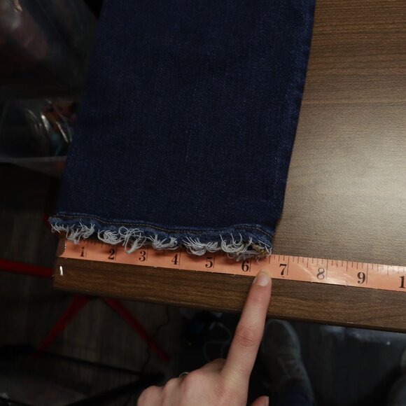 Express Straight Ankle High Rise Jeans Womens 2R Blue Elevated Basic Capsule - Picture 13 of 16